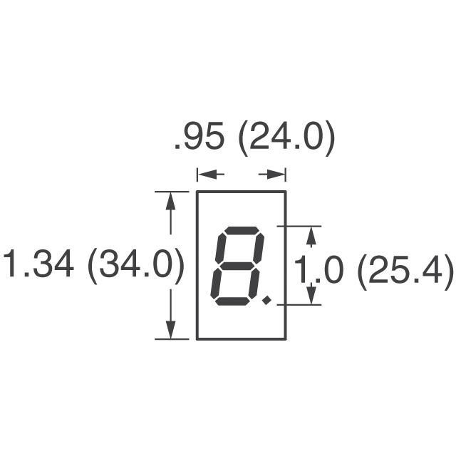 LDS-AA12RI Lumex Opto/Components Inc.  Display Modules - LED Character and Numeric